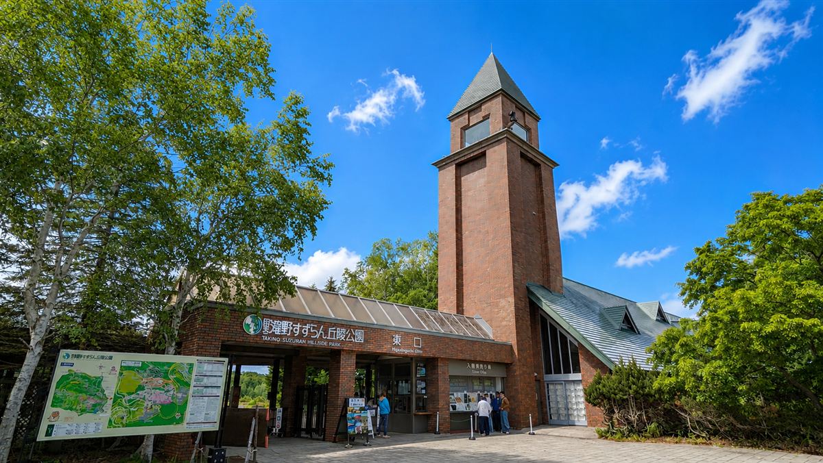 滝野すずらん丘陵公園の夏の風景